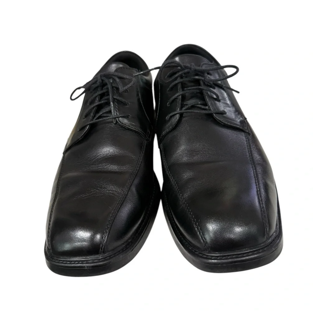 Nunn Bush Size 10.5 Men’s Comfort  Shoes Gel Leather Oxford Black Kore Slip